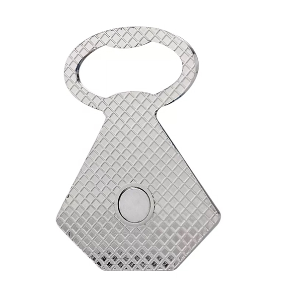 Diamond shaped bottle opener and zinc alloy fridge magnet plus full... from ASI 37218 Athena Promo (tm)