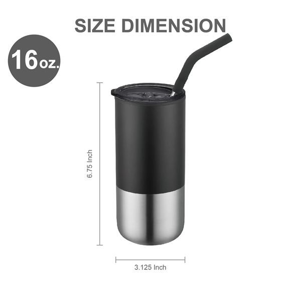 16 oz. Double wall travel tumbler... from ASI 39820 Opusline (Benmex) / Opus Line