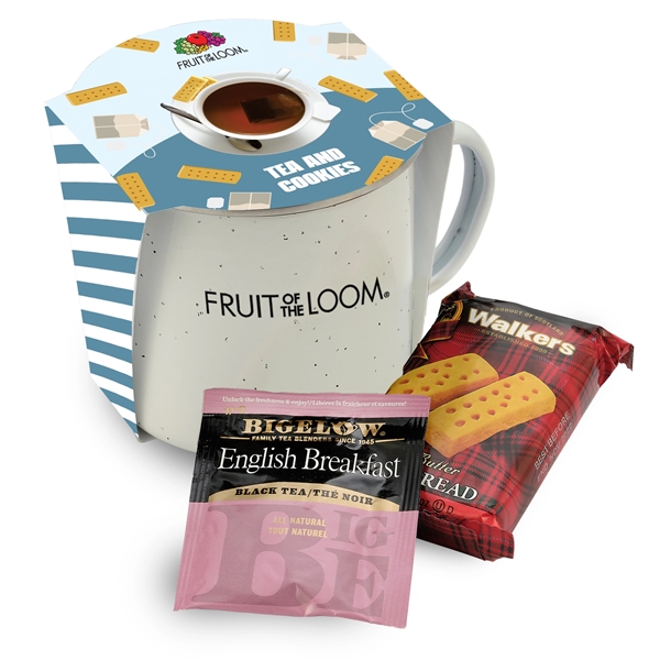 16 oz. speckled camping mug gift set includes English breakfast tea... from ASI 71685 Midnite Snax®