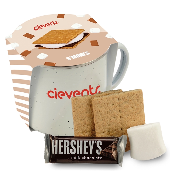 16 oz. Speckled camping mug gift set includes 2 graham cracker... from ASI 71685 Midnite Snax®