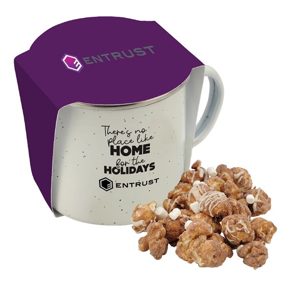 16 oz. speckled camping mug gift set includes hot chocolate popcorn... from ASI 71685 Midnite Snax®