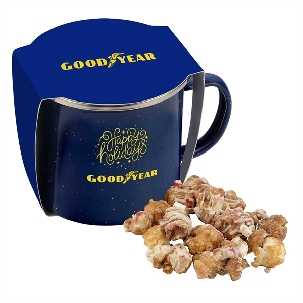 16 oz. speckled camping mug gift set includes hot chocolate peppermint... from ASI 71685 Midnite Snax®