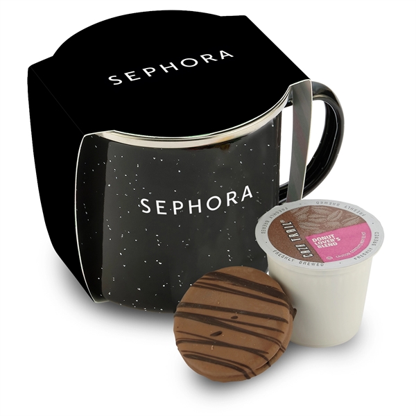 16 oz. speckled camping mug gift set includes 1 coffee pod... from ASI 71685 Midnite Snax®