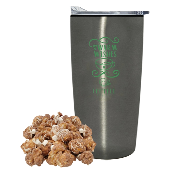 20 oz. straight tumbler with plastic liner gift set includes hot... from ASI 71685 Midnite Snax®