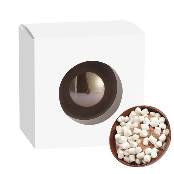 Mega Hot chocolate bomb in window box - milk chocolate.... from ASI 71685 Midnite Snax®