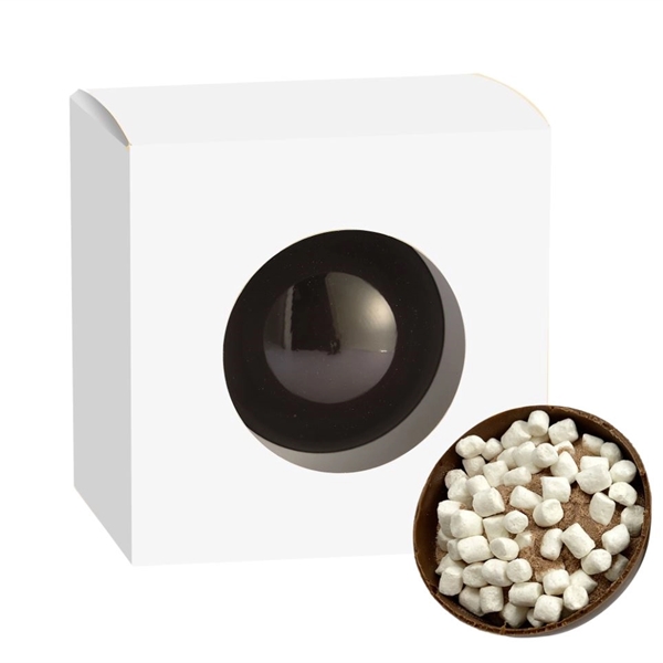 Mega Hot chocolate bomb in window box - dark chocolate.... from ASI 71685 Midnite Snax®