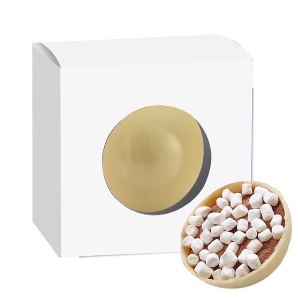 Mega Hot chocolate bomb in window box - white chocolate.... from ASI 71685 Midnite Snax®