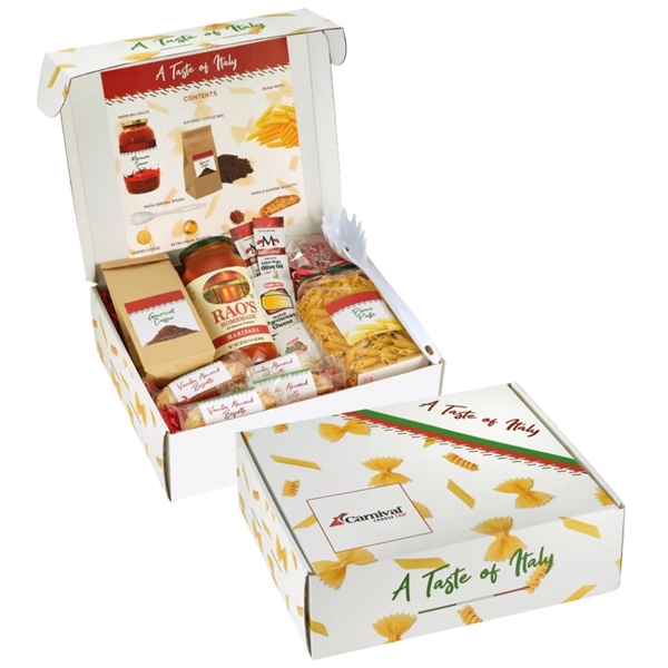 Taste of Italy pasta making kit with sauce, pasta, cheese, coffee... from ASI 71685 Midnite Snax®