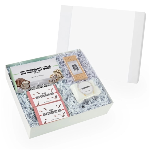 A kit of chocolate bombs, graham crackers, marshmallows and milk chocolate... from ASI 71685 Midnite Snax®