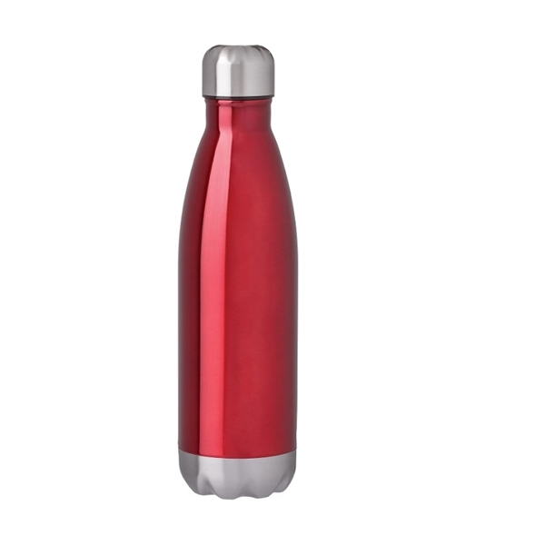 Vacuum insulated stainless steel water bottle, 17 oz. plus 1 color... from ASI 37218 Athena Promo (tm)