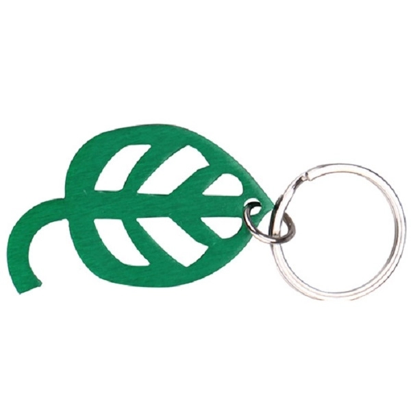 Leaf Shaped Stainless Steel Key holder... from ASI 74585 Nu Promo International / Nu Promo Line
