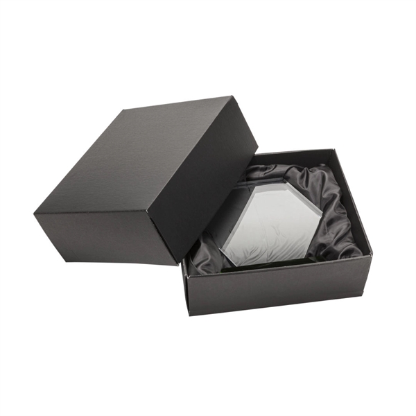 The Ralston Optical Crystal VividPrint™ Award on a tall tapered optical... from ASI 84592 St Regis Group / St Regis