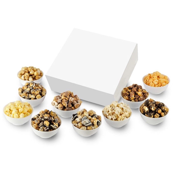 Gift box with 20 bags of flavored popcorn... from ASI 71685 Midnite Snax®