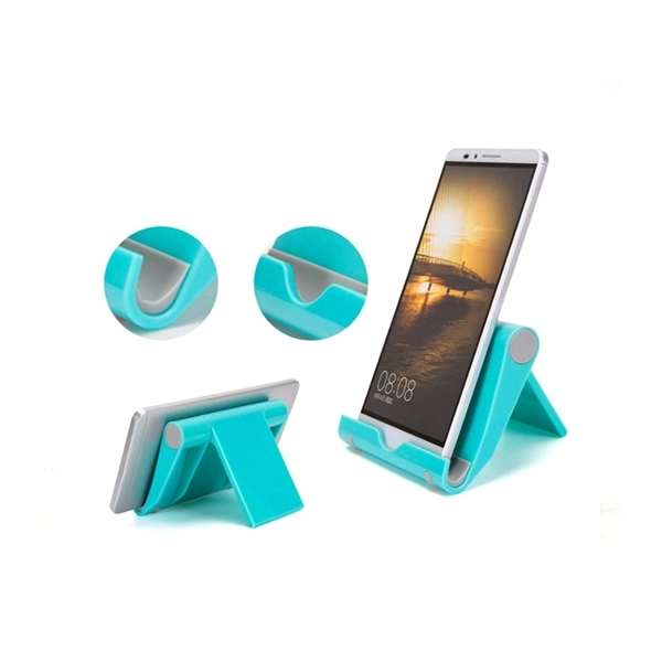 Two-fold plastic phone stand and holder plus 1C1P silkscreen or laser... from ASI 37218 Athena Promo (tm)