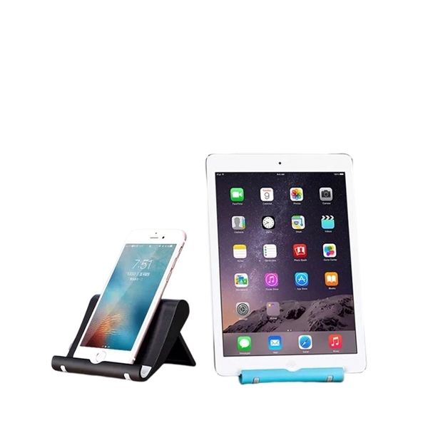 Two-fold plastic phone stand and holder plus 1C1P silkscreen or laser... from ASI 37218 Athena Promo (tm)