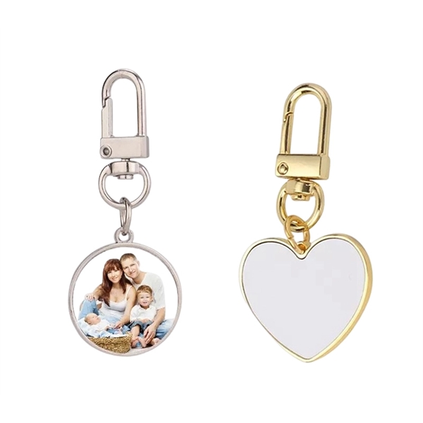 Sublimation zinc alloy metal keychain plus full color heat transfer on... from ASI 37218 Athena Promo (tm)