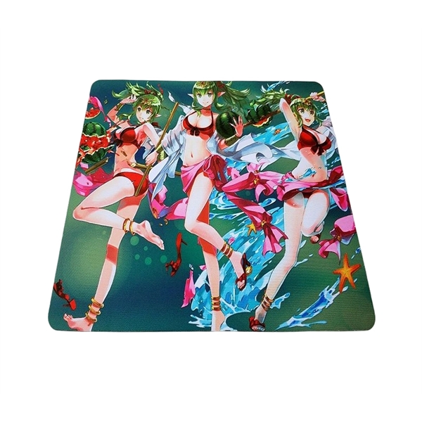 Natural rubber rectangle mouse pad with cloth on top plus full... from ASI 37218 Athena Promo (tm)