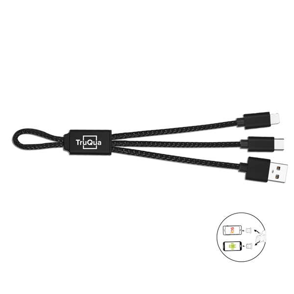 Charging cable with Type C, IOS lightning and Micro USB for... from ASI 90154 Sunjoy Group Inc