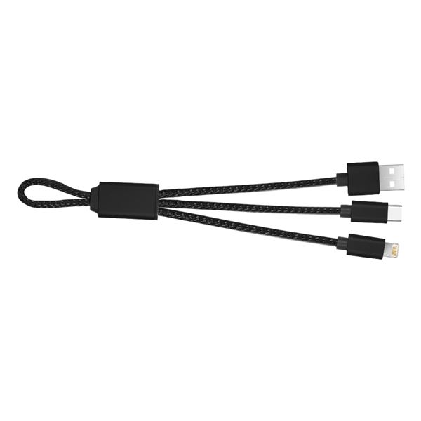 Charging cable with Type C, IOS lightning and Micro USB for... from ASI 90154 Sunjoy Group Inc