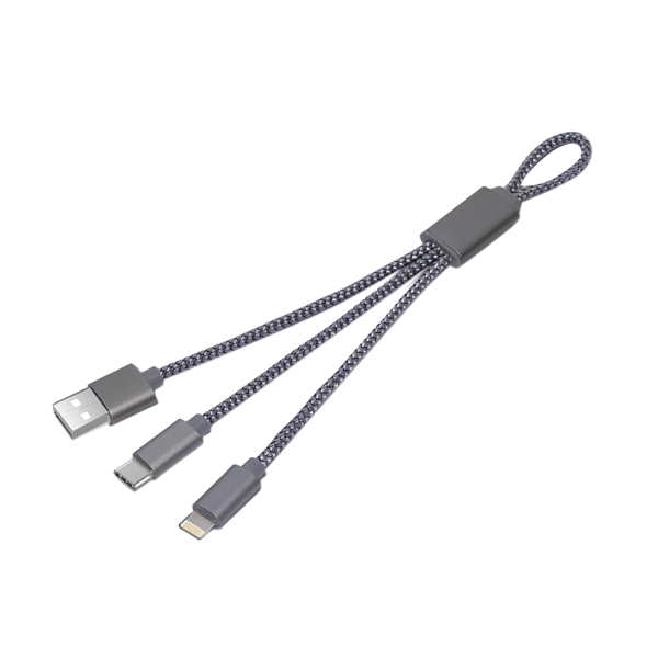 Charging cable with Type C, IOS lightning and Micro USB for... from ASI 90154 Sunjoy Group Inc