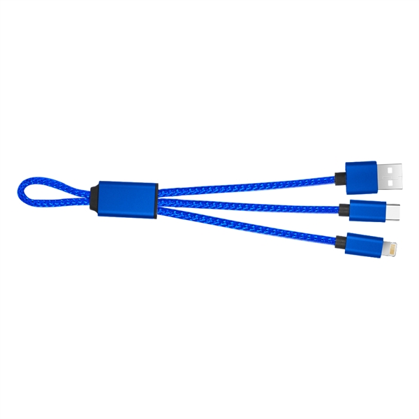 Charging cable with Type C, IOS lightning and Micro USB for... from ASI 90154 Sunjoy Group Inc