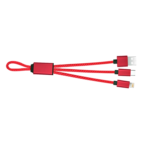 Charging cable with Type C, IOS lightning and Micro USB for... from ASI 90154 Sunjoy Group Inc