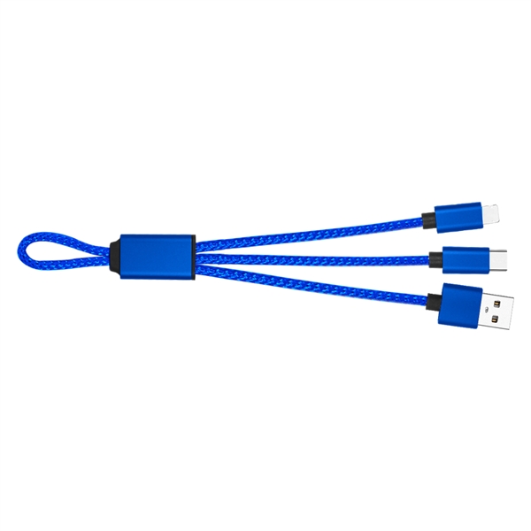 Charging cable with Type C, IOS lightning and Micro USB for... from ASI 90154 Sunjoy Group Inc
