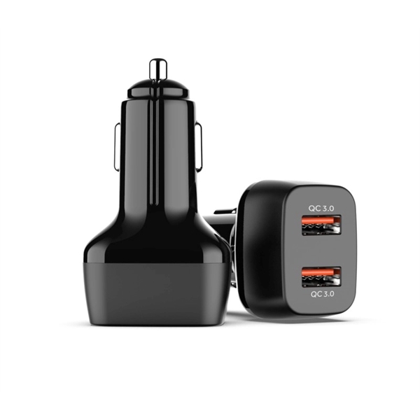 36W Dual port USB car charger plus free laser engraving on... from ASI 37218 Athena Promo (tm)