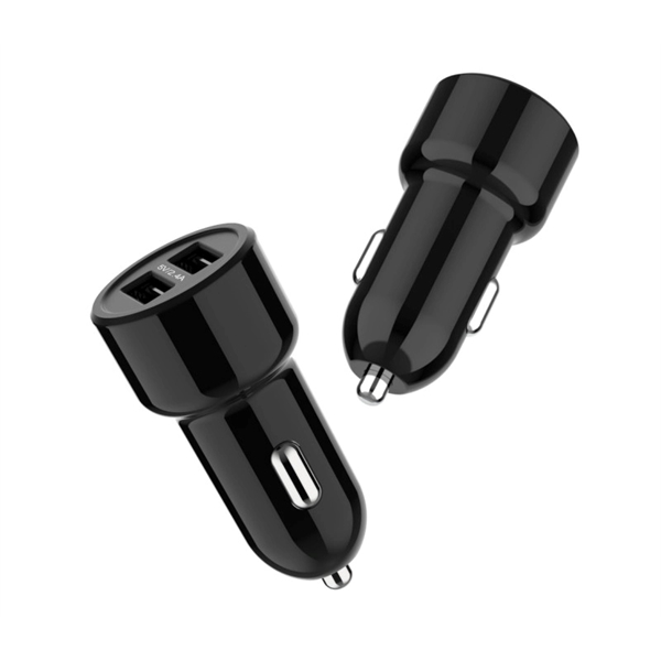 12W Dual port USB car charger plus free laser engraving on... from ASI 37218 Athena Promo (tm)