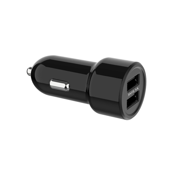 15.5W Dual port USB car charger plus free laser engraving on... from ASI 37218 Athena Promo (tm)