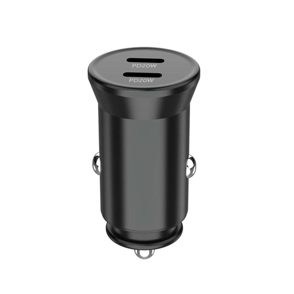 40W Dual port car charger plus free laser engraving on 1... from ASI 37218 Athena Promo (tm)