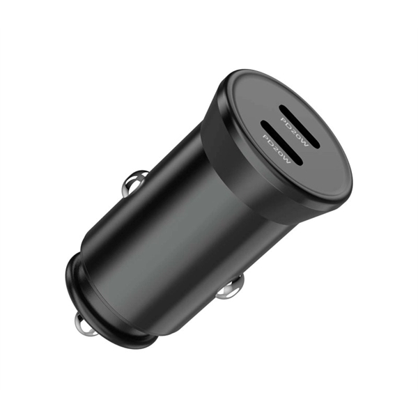 40W Dual port car charger plus free laser engraving on 1... from ASI 37218 Athena Promo (tm)