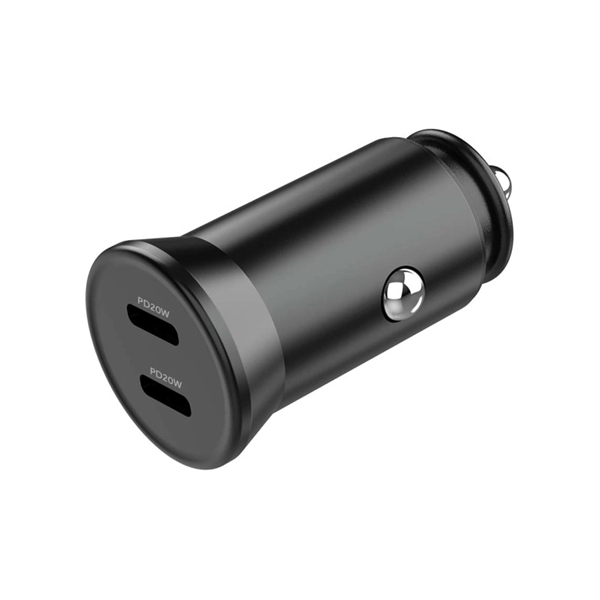 40W Dual port car charger plus free laser engraving on 1... from ASI 37218 Athena Promo (tm)