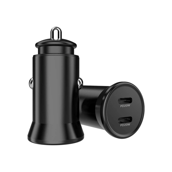 40W Dual port car charger plus free laser engraving on 1... from ASI 37218 Athena Promo (tm)