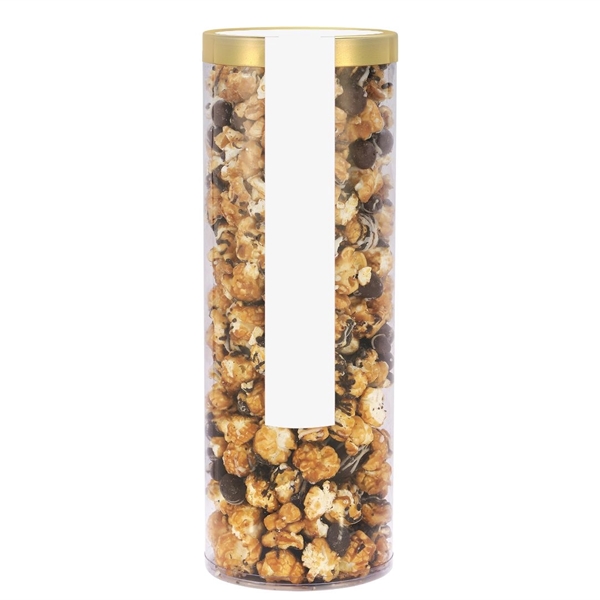 Executive tube of caramel latte flavor popcorn. Item Size: 3.5" Dia... from ASI 71685 Midnite Snax®