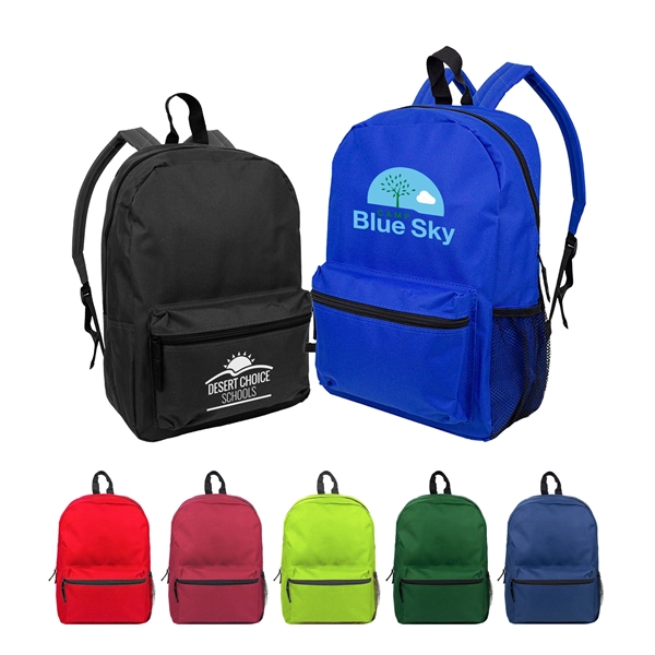 600 Denier Backpack featuring a large open front pocket, Double zipper... from ASI 41511 Brainchild USA Inc / BrainChild Gift Club