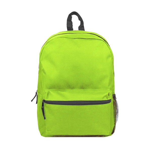 600 Denier Backpack featuring a large open front pocket, Double zipper... from ASI 41511 Brainchild USA Inc / BrainChild Gift Club