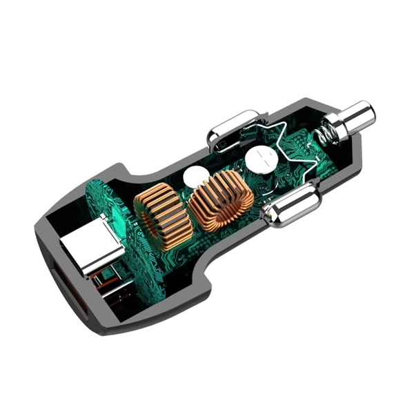 38W Dual USB car charger plus free laser engraving on 1... from ASI 37218 Athena Promo (tm)