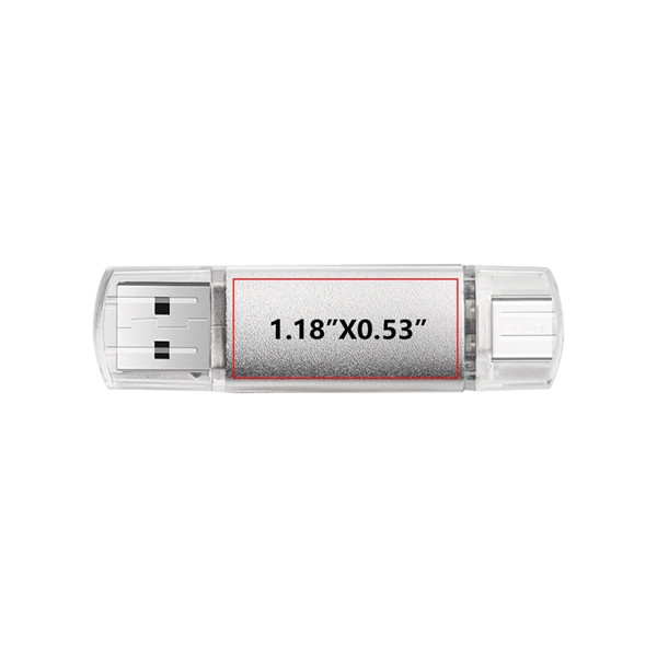 Forreston Type C OTG USB Flash Drive is compact and portable.... from ASI 90154 Sunjoy Group Inc