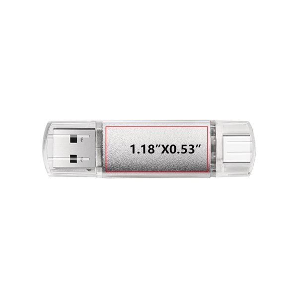 Forreston Type C OTG USB Flash Drive is compact and portable.... from ASI 90154 Sunjoy Group Inc
