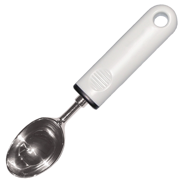 7 1/2" ice cream scoop that's made of stainless steel with... from ASI 38120 Ball Pro / Diversified Quality Kitchenware