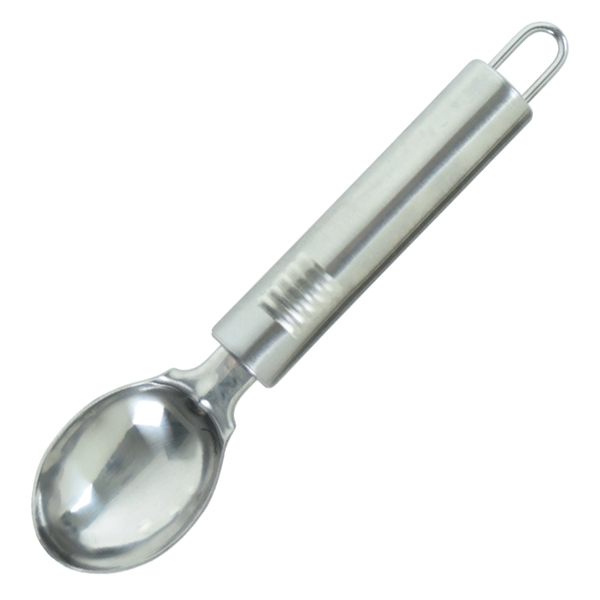 7 1/2" ice cream scoop that's made of stainless steel with... from ASI 38120 Ball Pro / Diversified Quality Kitchenware