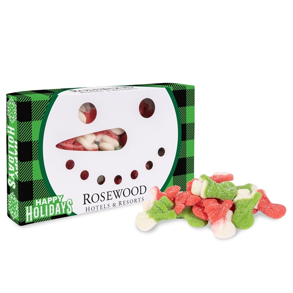 Snowman Die Cut Box with Gummy Snowmen.... from ASI 44900 NC Custom (CI/Lanco)