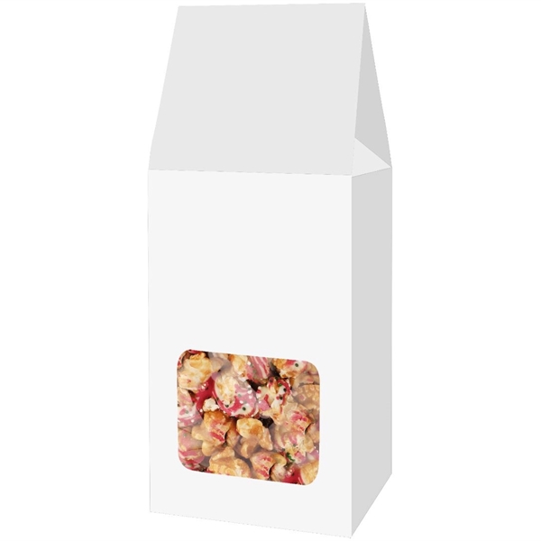 Gourmet popcorn gable box - Christmas crunch flavor.  Item Size:... from ASI 71685 Midnite Snax®