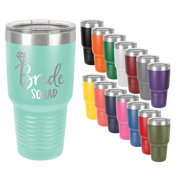 Laser-engraved insulated 30 oz. tumbler.... from ASI 45795 Colorguppy Printing