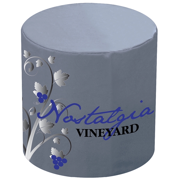 30" round customized fitted style table cover... from ASI 80228 Quinn