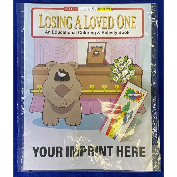 Losing A Loved One Coloring Book with a 4-pack of brightly... from ASI 45815 Coloring Book Solutions