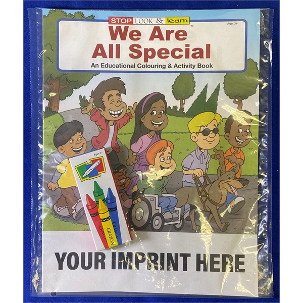 We Are All Special coloring and activity book fun pack set.... from ASI 45815 Coloring Book Solutions / Coloring Book Solutions™
