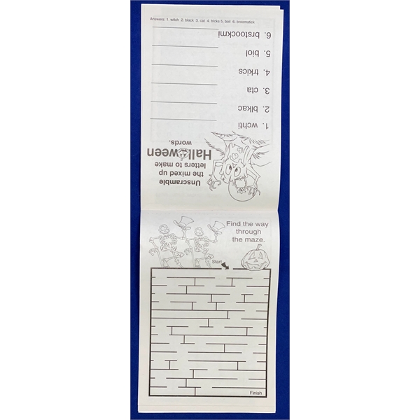 Halloween Friends activity pad with games and activities.... from ASI 45815 Coloring Book Solutions / Coloring Book Solutions™