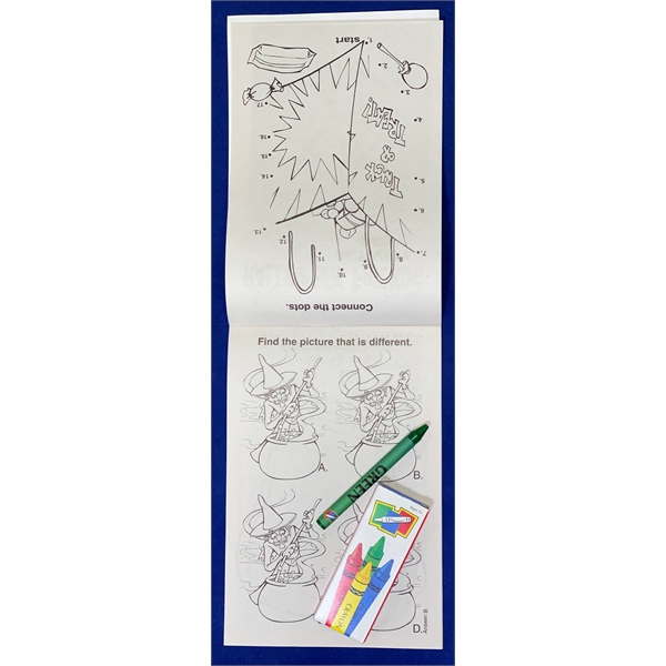 ACTIVITY PAD SET: Halloween Friends activity pad fun pack.... from ASI 45815 Coloring Book Solutions / Coloring Book Solutions™